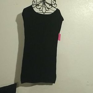Stretchy fit to your body dress, sleeveless